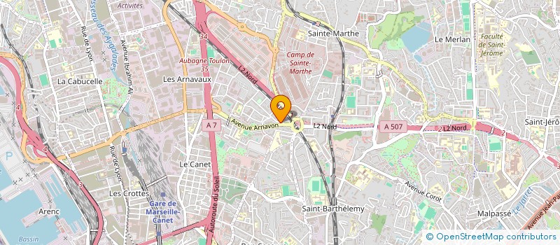 localisation de l'entreprise MADAME KHANSAA BOUKHOULDA à MARSEILLE