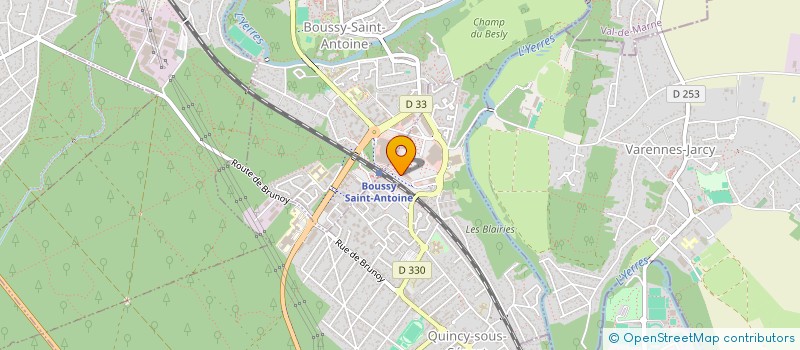 localisation de l'entreprise MADAME KHAOULA ABOUZAID  QUINCY-SOUS-SENART