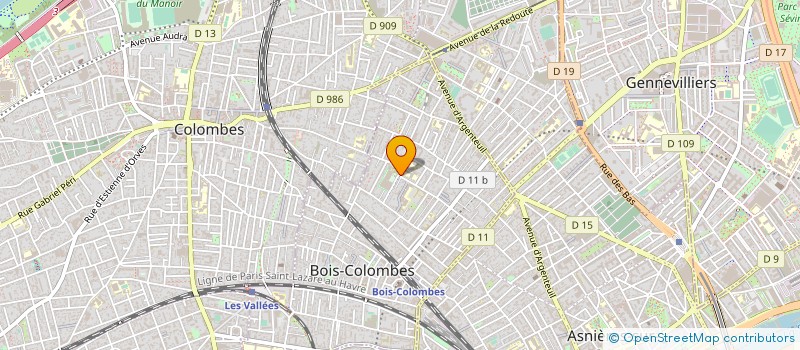 localisation de l'entreprise MADAME KHAOULA DAOUDI à BOIS-COLOMBES