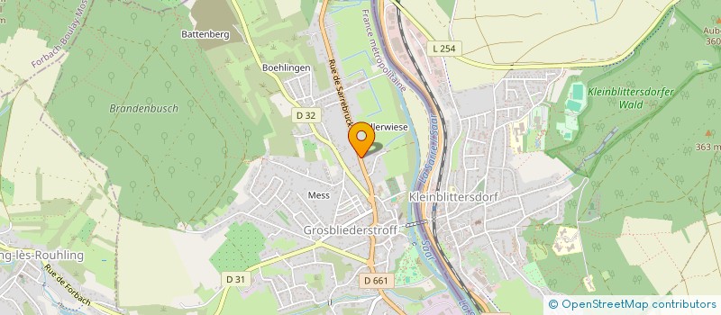 localisation de l'entreprise MADAME KHAOULA DEBZA  GROSBLIEDERSTROFF