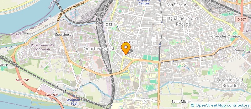 localisation de l'entreprise MADAME KHAOULA GRINE  AVIGNON