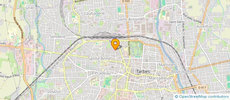 localisation de l'entreprise MADAME KHAOULA KARBOUB  TARBES