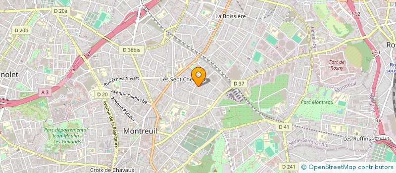 localisation de l'entreprise MADAME KHAOULA MAJJOULI à MONTREUIL