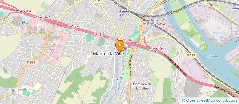 localisation de l'entreprise MADAME KHAOULA MGHALFI  MANTES-LA-VILLE