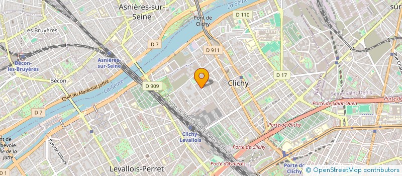 localisation de l'entreprise MADAME KHAOULA SBAA à CLICHY