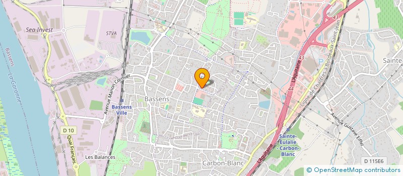 localisation de l'entreprise MADAME KHAOULA SENIGRA  BASSENS