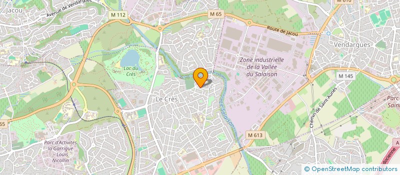localisation de l'entreprise MADAME KHAOULA TAIB  LE CRES