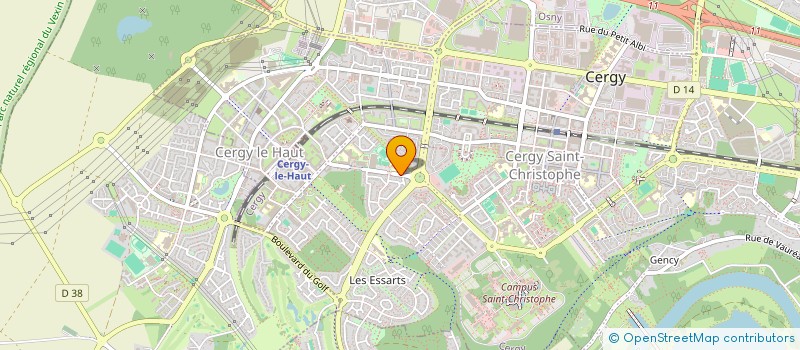 localisation de l'entreprise MADAME KHARDIATA KONTE SALL  CERGY