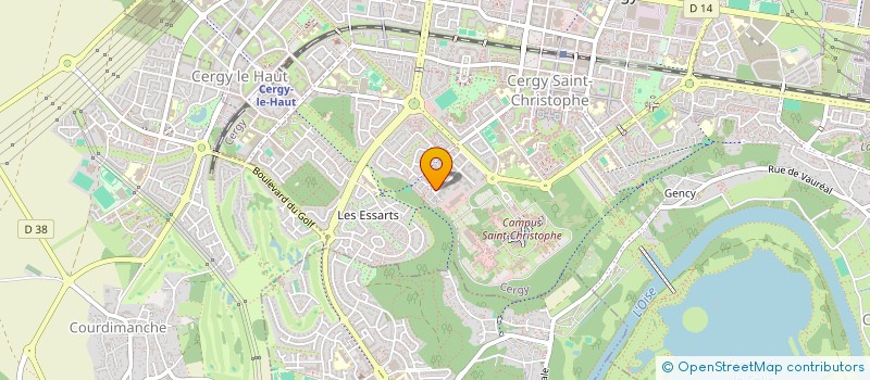 localisation de l'entreprise MADAME KHARDIATA SOW  CERGY