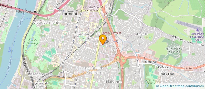 localisation de l'entreprise MADAME KHAULA BENABDERRAHMANE  LORMONT