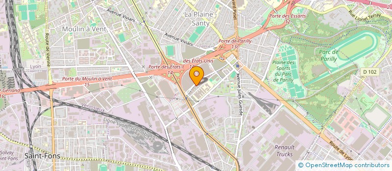 localisation de l'entreprise MADAME KHAWLA MAOUI  VENISSIEUX