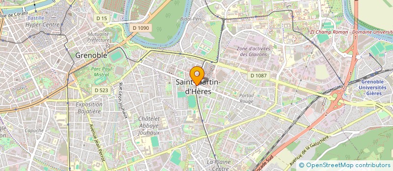 localisation de l'entreprise MADAME KHAYRA MAHIEDDINE  SAINT-MARTIN-D'HERES