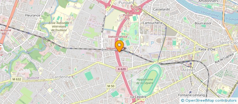 localisation de l'entreprise MADAME KHAYRA MEFLAH  TOULOUSE