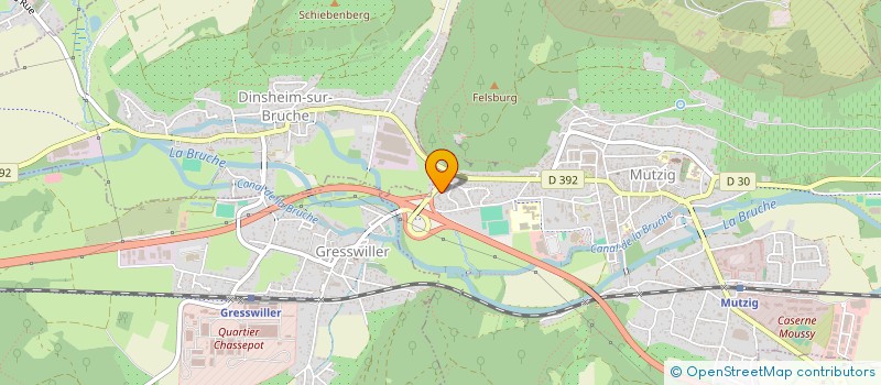 localisation de l'entreprise MADAME KHEDA ATABAEVA  MUTZIG