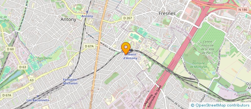 localisation de l'entreprise MADAME KHEDIDJA ABDALLAH à ANTONY