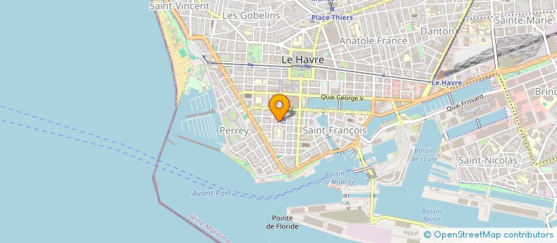 localisation de l'entreprise MADAME KHEDIDJA BENMOHAMED  LE HAVRE