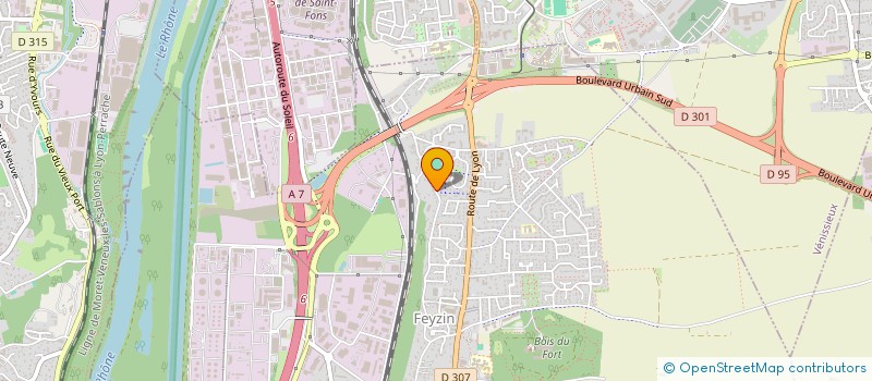 localisation de l'entreprise MADAME KHEDIDJA BESSEGHIER  FEYZIN