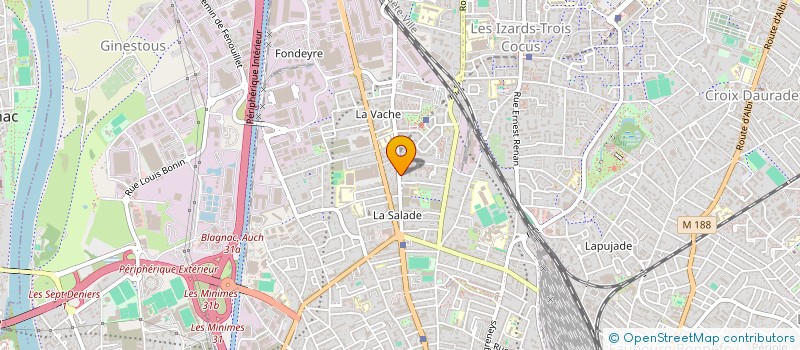 localisation de l'entreprise MADAME KHEDIDJA BOUHACEIN à TOULOUSE