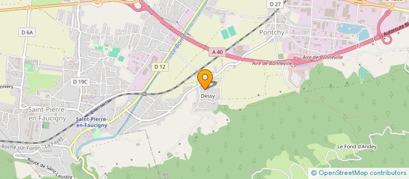 localisation de l'entreprise MADAME KHEDIDJA CHABAB  BONNEVILLE