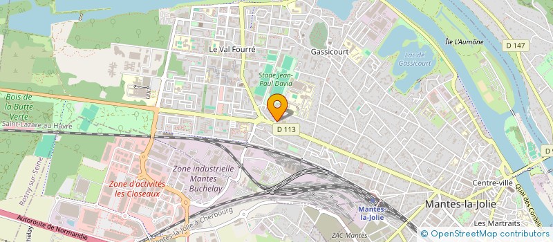 localisation de l'entreprise MADAME KHEDIDJA NEGADI  MANTES-LA-JOLIE