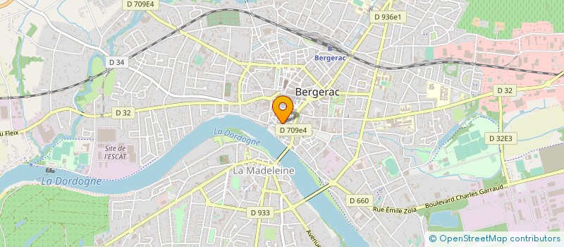localisation de l'entreprise MADAME KHEDIDJA RACHED à BERGERAC