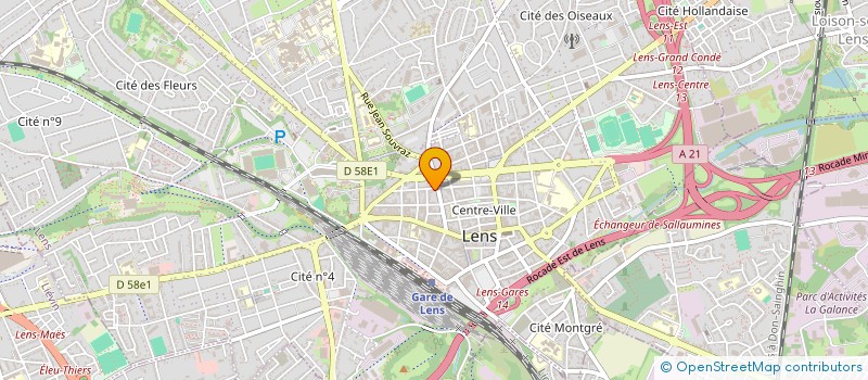 localisation de l'entreprise MADAME KHEDIJA EL BAHRI  LENS