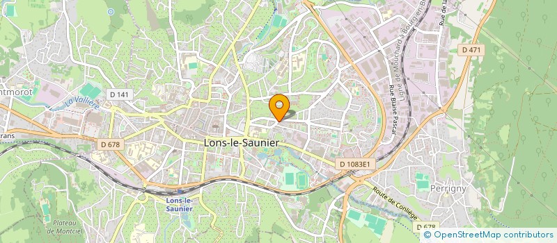 localisation de l'entreprise MADAME KHEDIJA TOUIL à LONS-LE-SAUNIER