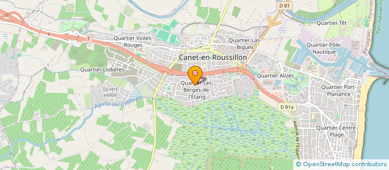 localisation de l'entreprise MADAME KHEIRA ABDELKRIM à CANET-EN-ROUSSILLON