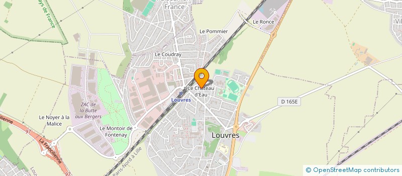 localisation de l'entreprise MADAME KHEIRA BELHADJ  LOUVRES