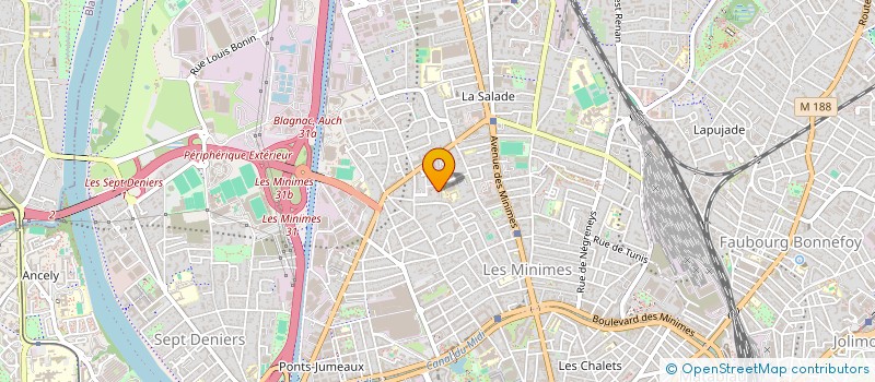 localisation de l'entreprise MADAME KHEIRA BENABED à TOULOUSE