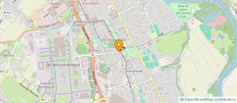 localisation de l'entreprise MADAME KHEIRA BENHALIMA à BLAGNAC