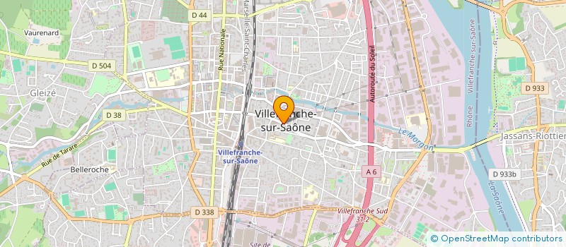 localisation de l'entreprise MADAME KHEIRA BENZAIT  VILLEFRANCHE-SUR-SAONE