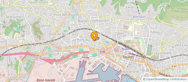 localisation de l'entreprise MADAME KHEIRA BOURBIA  TOULON