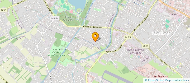 localisation de l'entreprise MADAME KHEIRA BOUZIANE  TOURNEFEUILLE