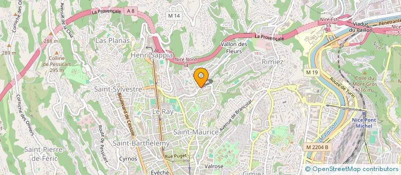 localisation de l'entreprise MADAME KHEIRA DJEMIL à NICE