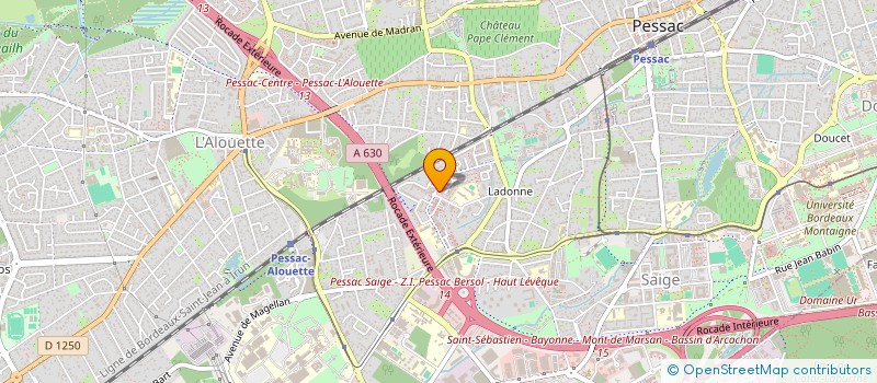 localisation de l'entreprise MADAME KHEIRA GOUIGNARD  PESSAC