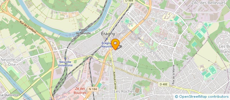 localisation de l'entreprise MADAME KHEIRA JULIE FOUKRACH  ERAGNY