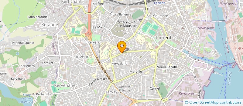 localisation de l'entreprise MADAME KHEIRA MEDJADI  LORIENT