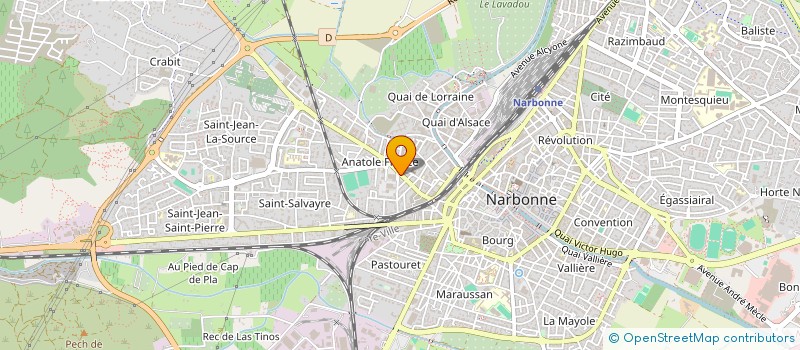 localisation de l'entreprise MADAME KHEIRA MEHDI à NARBONNE