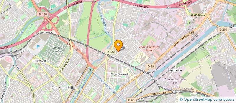 localisation de l'entreprise MADAME KHEIRA NAKHLA  ILLZACH