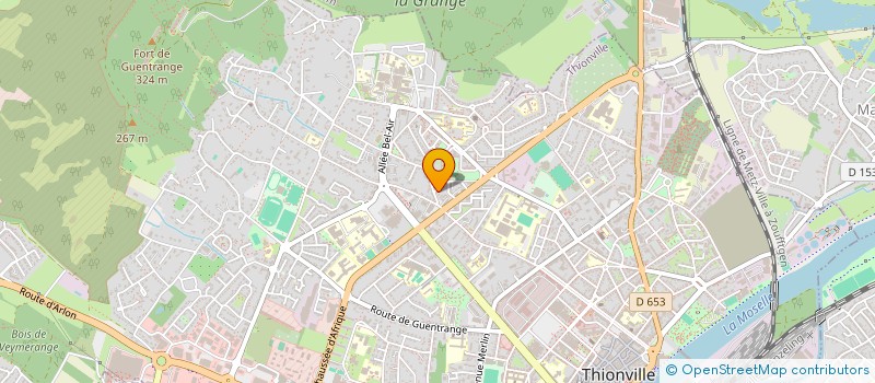 localisation de l'entreprise MADAME KHEIRA SAFI  THIONVILLE