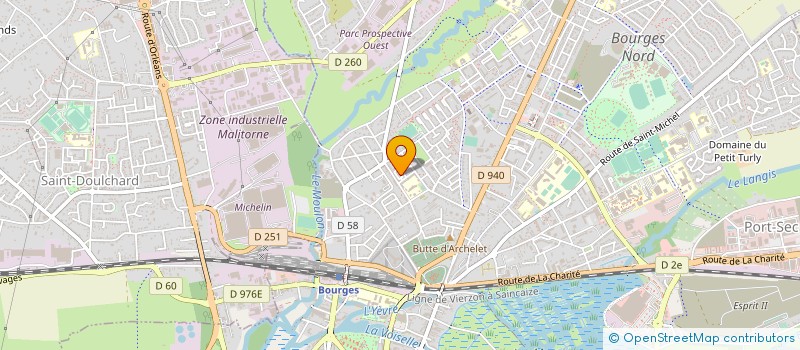 localisation de l'entreprise MADAME KHEIRA TOUAK  BOURGES