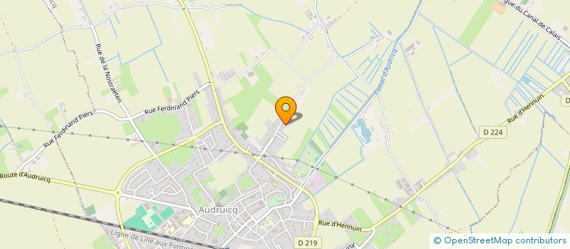 localisation de l'entreprise MADAME KHELIA DROGERYS  AUDRUICQ