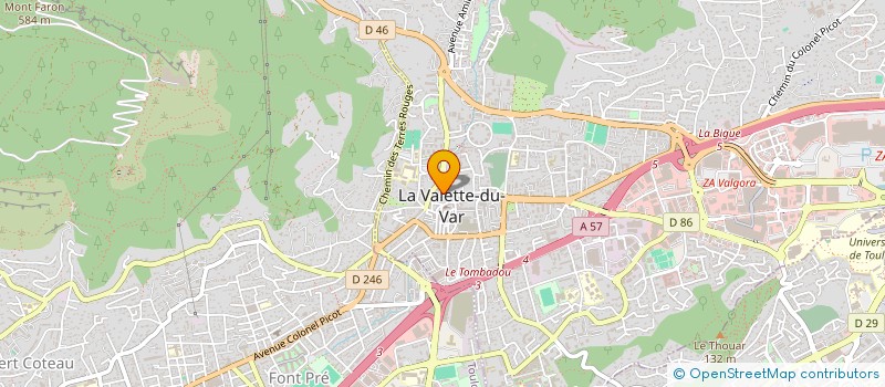 localisation de l'entreprise MADAME KHELIB MECISSEHA à LA VALETTE-DU-VAR
