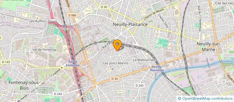 localisation de l'entreprise MADAME KHELIFA SEBAA  LE PERREUX-SUR-MARNE