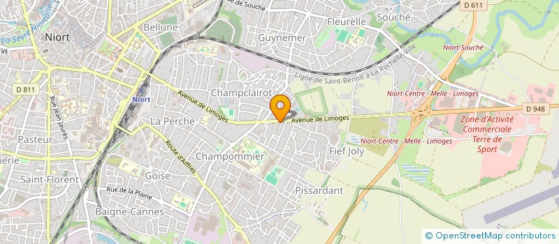 localisation de l'entreprise MADAME KHELTOUMA BENHAMOU à NIORT