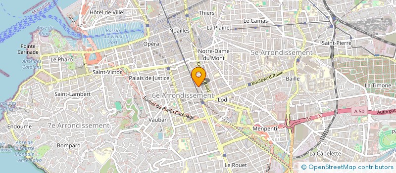 localisation de l'entreprise MADAME KHLOE DE PAO MENDONCA  MARSEILLE