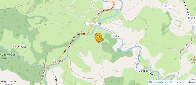 localisation de l'entreprise MADAME KHOKHA AIT ZIANE  UHART-MIXE