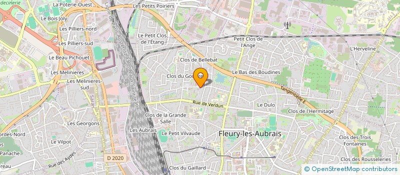 localisation de l'entreprise MADAME KHOLOOD HARDAN à FLEURY-LES-AUBRAIS