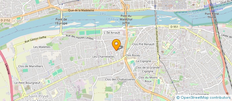 localisation de l'entreprise MADAME KHOLOUD HILWA  ORLEANS